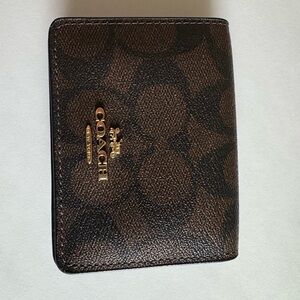 Coach Dark Brown Signature Wallet